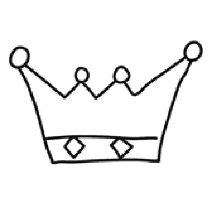 Coloriage Couronne royale