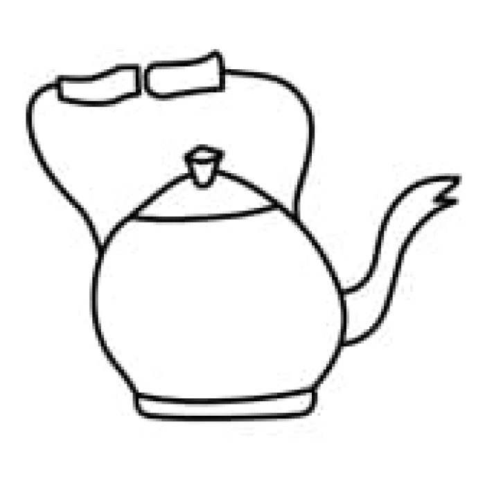 Coloriage La Théière Tordue